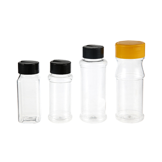 Sticle de prelevare de probe de lichid transparent Borcan de condimente din plastic