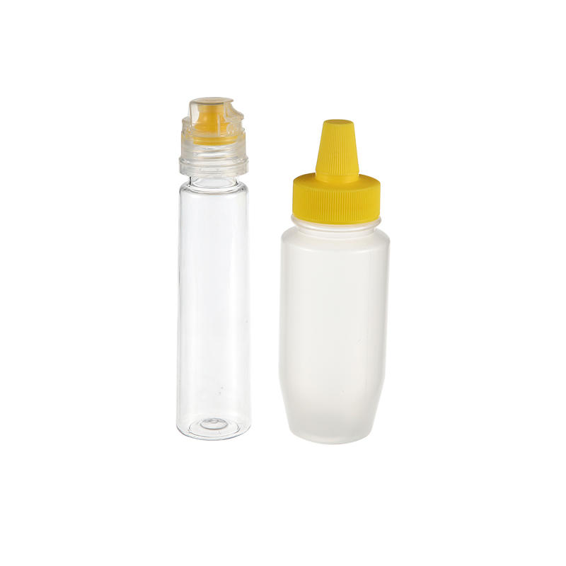 Golă, dreaptă, cilindrică, din plastic pentru animale de companie/PP, sticlă cu miere pentru salată KM